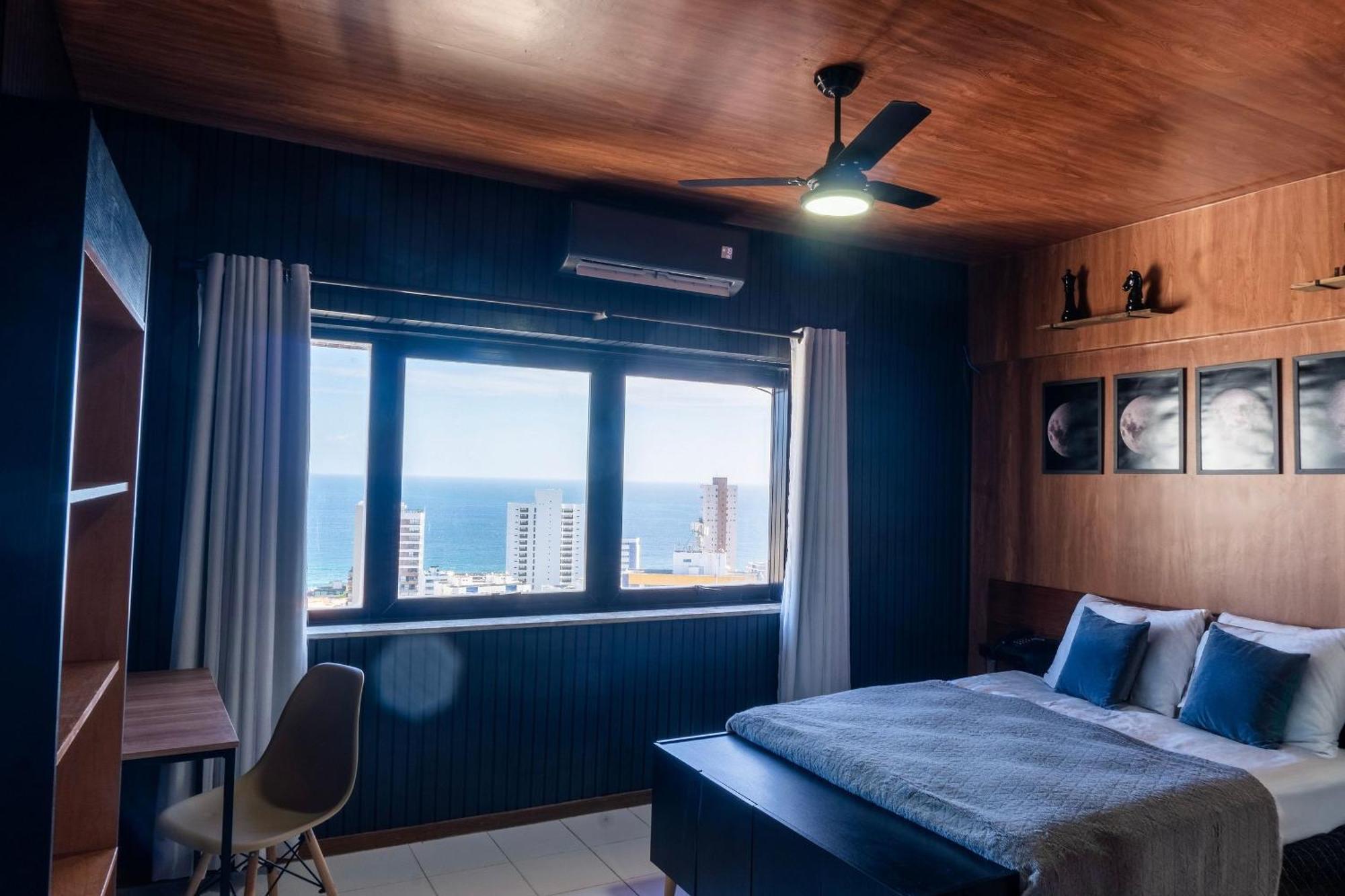 Lindo Studio Vista Mar Na Barra Com Piscina No Rooftop Do Edf, Proximo Ao Porto Da Barra Salvador de Bahía Exterior foto